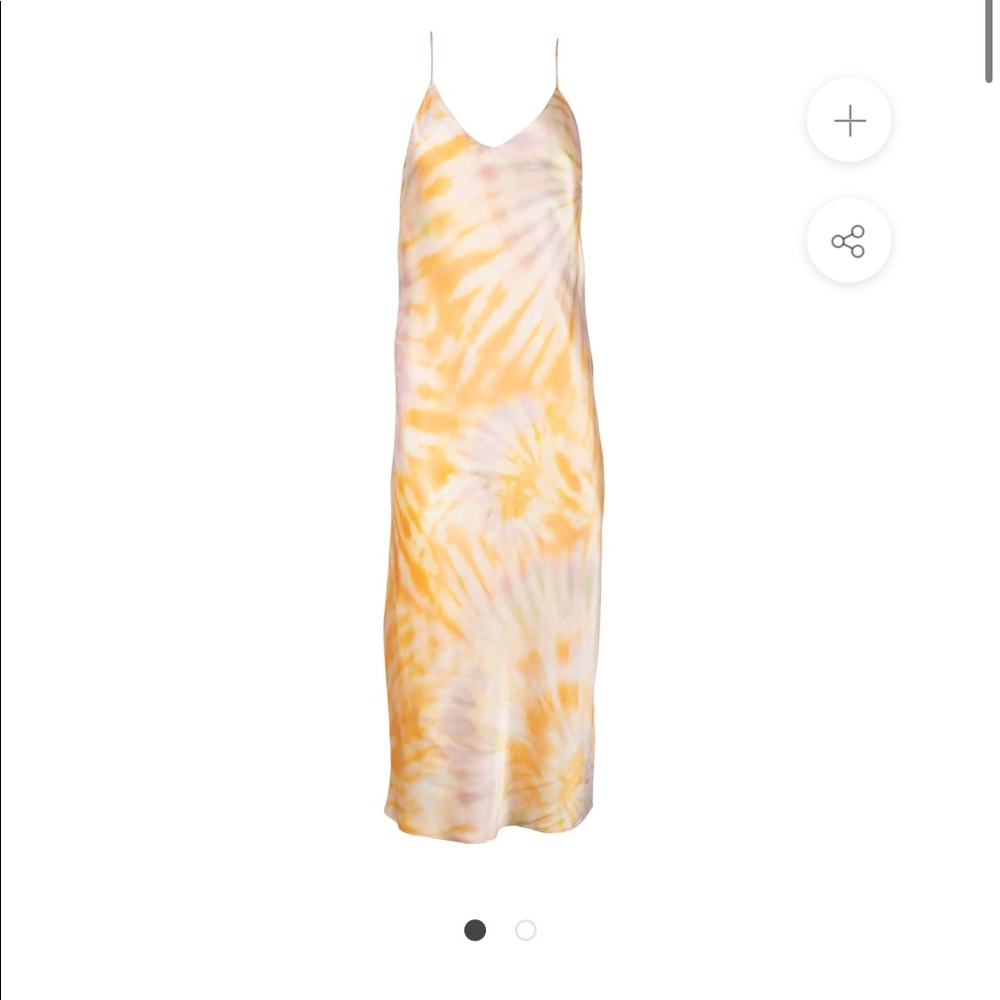Dannijo Tie Dye Midi Slip Dress